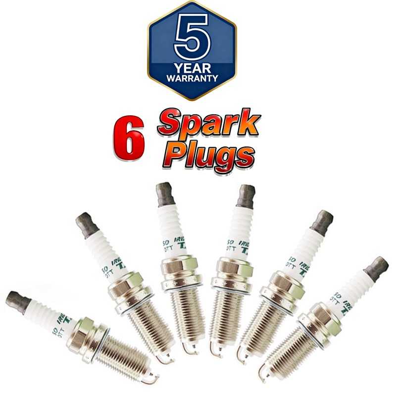 6PCS New Denso Iridium TT Spark Plug for Acura Honda Mazda Nissan Subaru L4