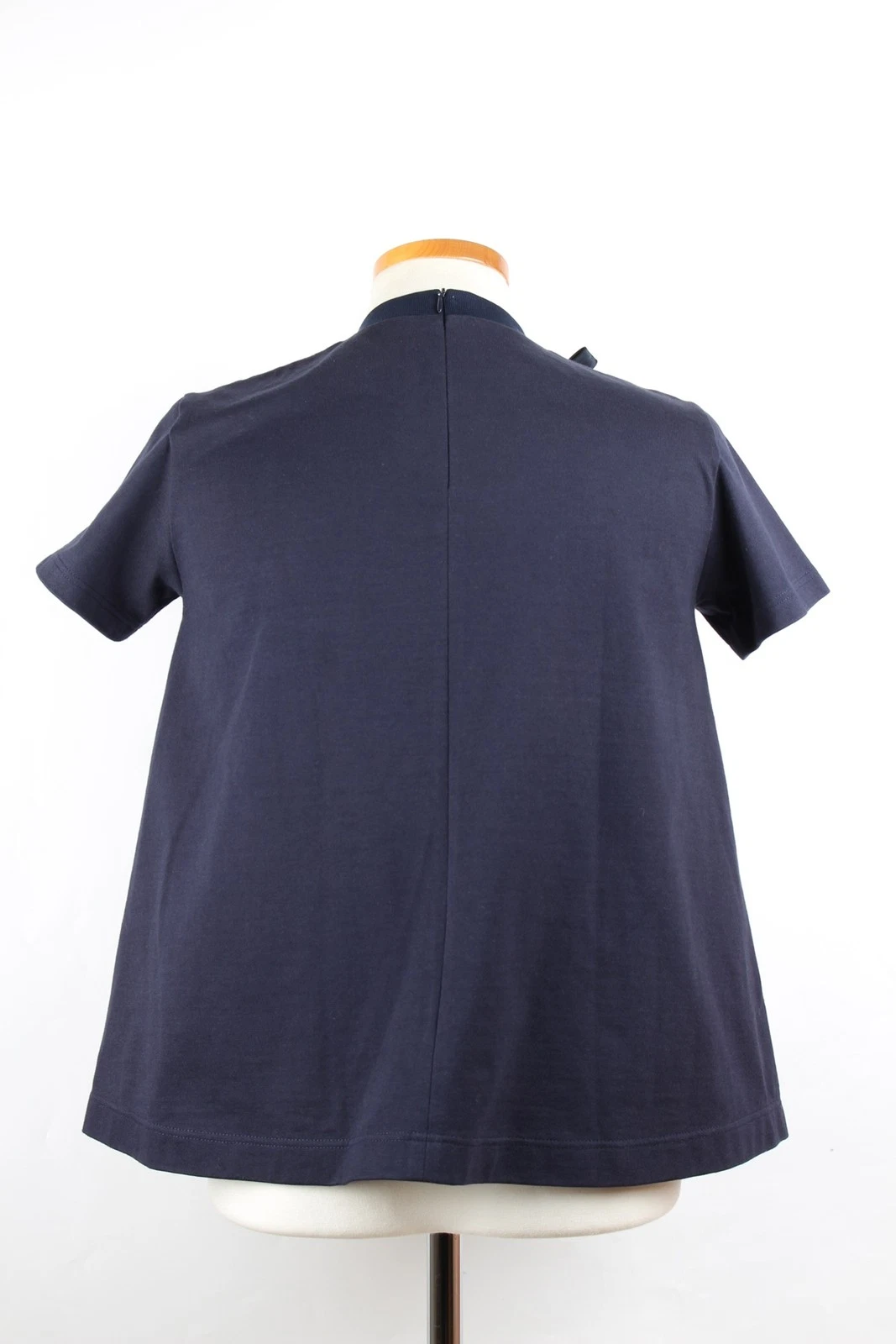 T shirt Prada nastro manica corta 38 blu navy 71625488