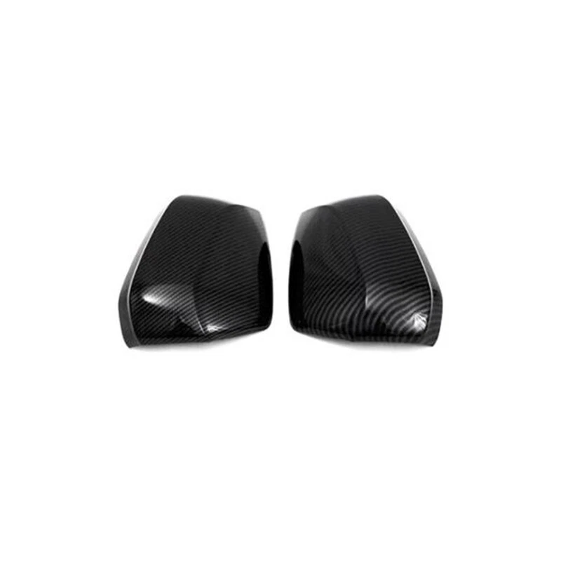 Carbon Fiber 2PCS Side Rearview Mirror Cover Cap Trim For Audi Q3 2019-2023 Foto 2 de 4