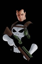 Punisher #1 John Tyler Christopher Negative Space Full Art Variant