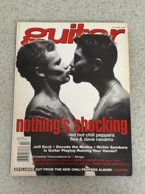 Guitar Magazine October 1995 Red Hot Chili Peppers Flea Dave Navarro Jeff Beck