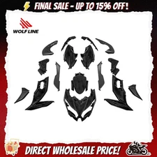 WOLFLINE Bodywork Fairing Kit For Versys 650 KLE 2015-2021 Unpainted ABS Plastic