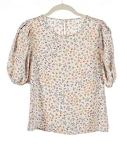 Elodie Short Sleeve Floral Top Size XS