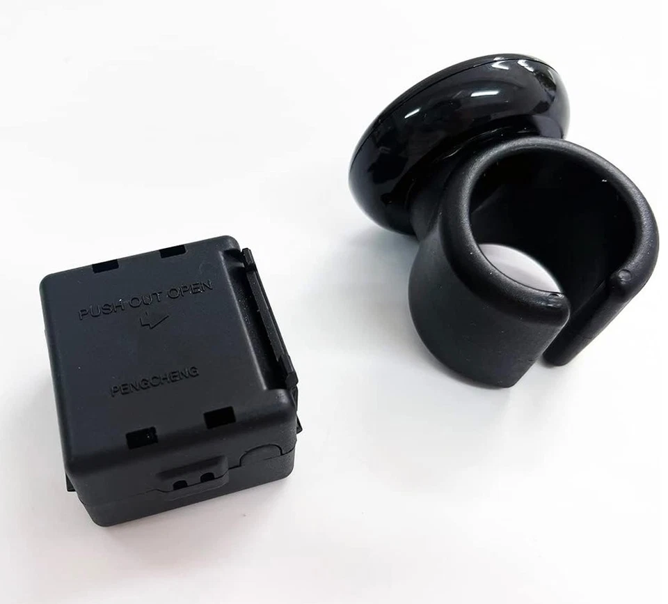 Volante Botón Bocina Inalámbrico 12V Universal + Caja Receptor Bocina Botón Kit Foto 3 de 4