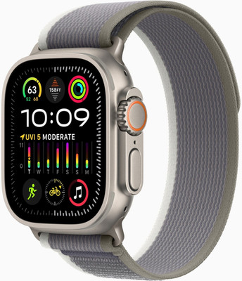 Apple Watch Ultra 2 49mm Titan GPS + Cellular Trail Loop grün/grau - WIE NEU