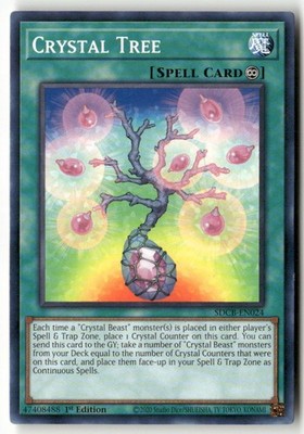#SDCB-EN024 - Crystal Tree - 1st Ed WB1 C Lightly played