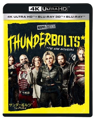 Thunderbolts 4K UHD+3D+Blu-ray Japan English From Japan
