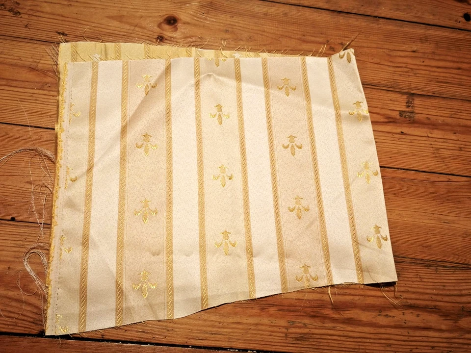 25 teile Stoffreste Jacquard Stoffpaket Brokat 6 versch. Stoffmuster/-farbe - Bild 2 von 4