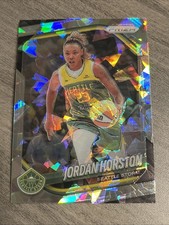 JORDAN HORSTON 2025 WNBA Panini Prizm Silver Cracked Ice #37 Seattle Storm