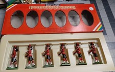 1982 Britains Boxed Set 7235 6 Black Watch Highlanders 54mm