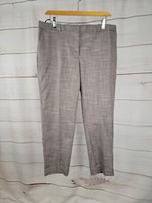 Tommy Hilfiger Dress Pants Radcliffe Crop Textured Gray Women Sz 8 NEW NWT B61