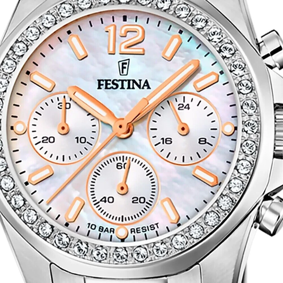 Orologio donna Ragazza Festina Boyfriend madreperla F20606/1 - Immagine 2 di 4