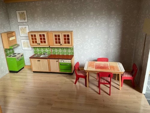 MEUBLES DE MAISON DE POUPÉE - CUISINE ÉQUIPÉE - LUNDBY OF SWEDEN - 1970/1975 - Photo 12/24