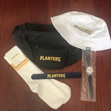❤️New Lot❤️Planters Peanuts Collectibles Hat Socks Bracelet Fanny Pack Watch❤️