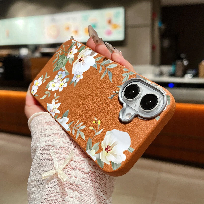 For iPhone 16 Pro Max 15 14 13 12 11 Shockproof Flower Phone Case Soft TPU Cover - Image 3 of 4