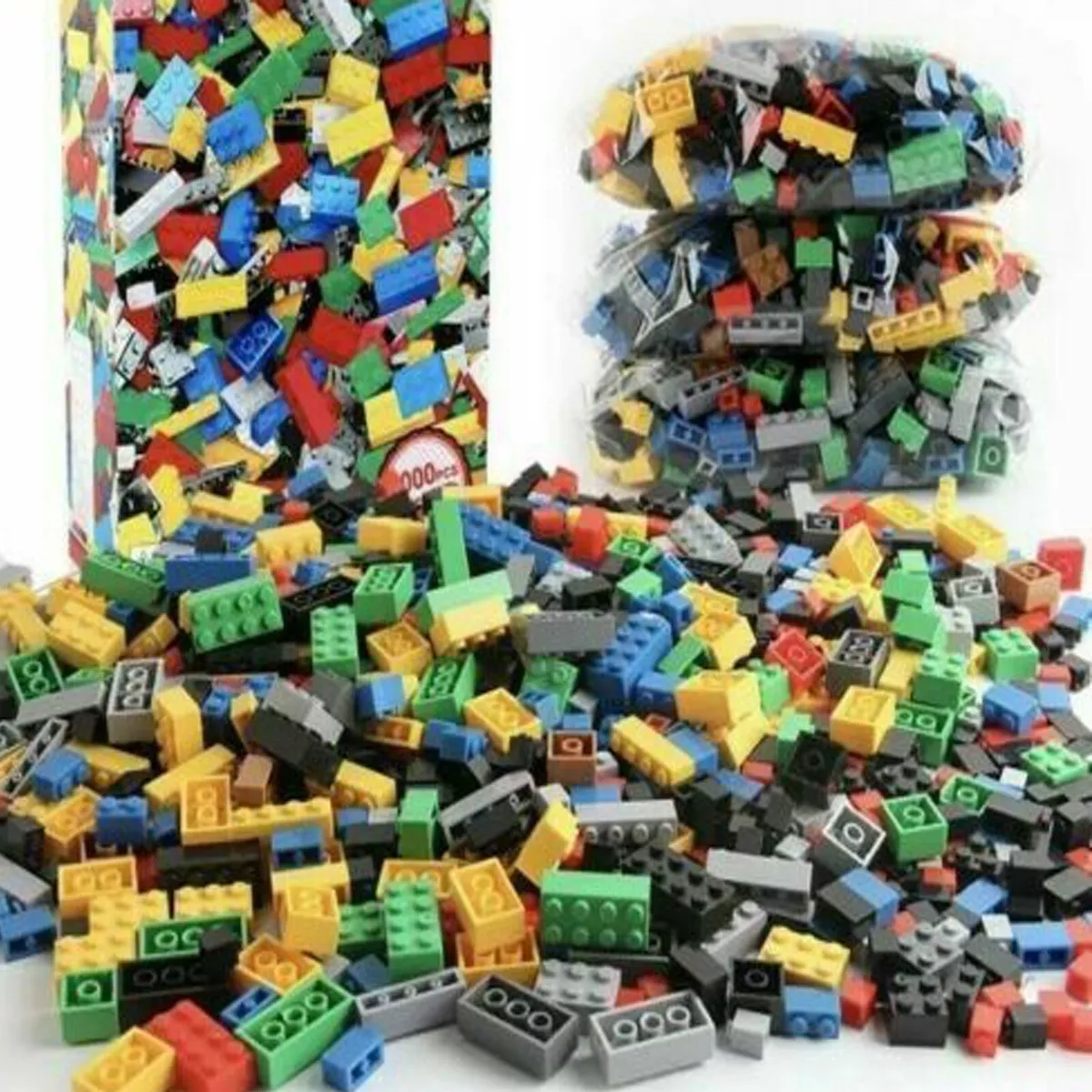 1320 pièces blocs de briques de construction compatibles avec LEGO brique  de rem