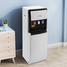 Water Dispenser Bottom Loading Water Cooler for 5 Gal Bottles w/Indicator Ligh