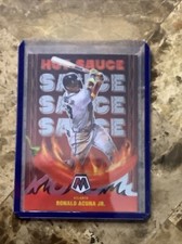 2022 Panini Mosaic Ronald Acuna Jr. Hot Sauce #HS-4 Atlanta Braves B-10