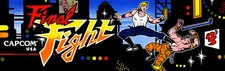 Capcom Final Fight Arcade Marquee For Reproduction Header/Backlit Sign
