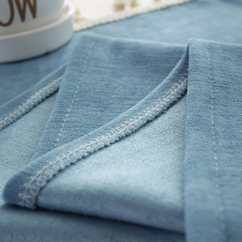 Solid Tischdecke Läufer Fransen Schlicht Küche Essen Zimmer Heim Dekoration - Bild 2 von 4