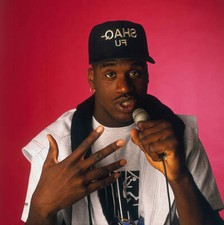 Shaquille O'Neal raps in a studio.1980's Basketball photo 3