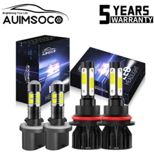 For Pontiac Grand Prix 1997-2003 - 9007 LED Headlight + 880 Fog Light Bulbs Kit