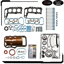 Fits 2005-2006 Jeep Grand Cherokee 3.7L Full Gasket Set Bolts Timing Chain Kit