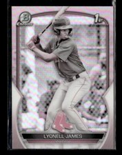 2023 Bowman #BCP-118 Lyonell James Chrome Pearl Refractor Boston Red Sox