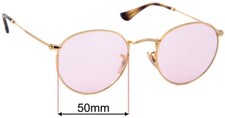 SFx Replacement Sunglass Lenses Fits Ray Ban Rb3447v - 50mm Wide