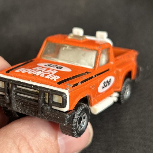 Vintage 1982 Matchbox Flareside Pickup 326 Baja Bouncer Orange Made In Macao - Picture 7 of 8
