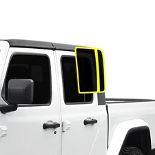 Precut Rear Windows Nano Ceramic Window Tint Film Fits Jeep Gladiator 2020+