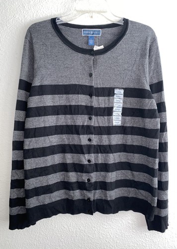 Karen Scott L Women's Cardigan Sweater 