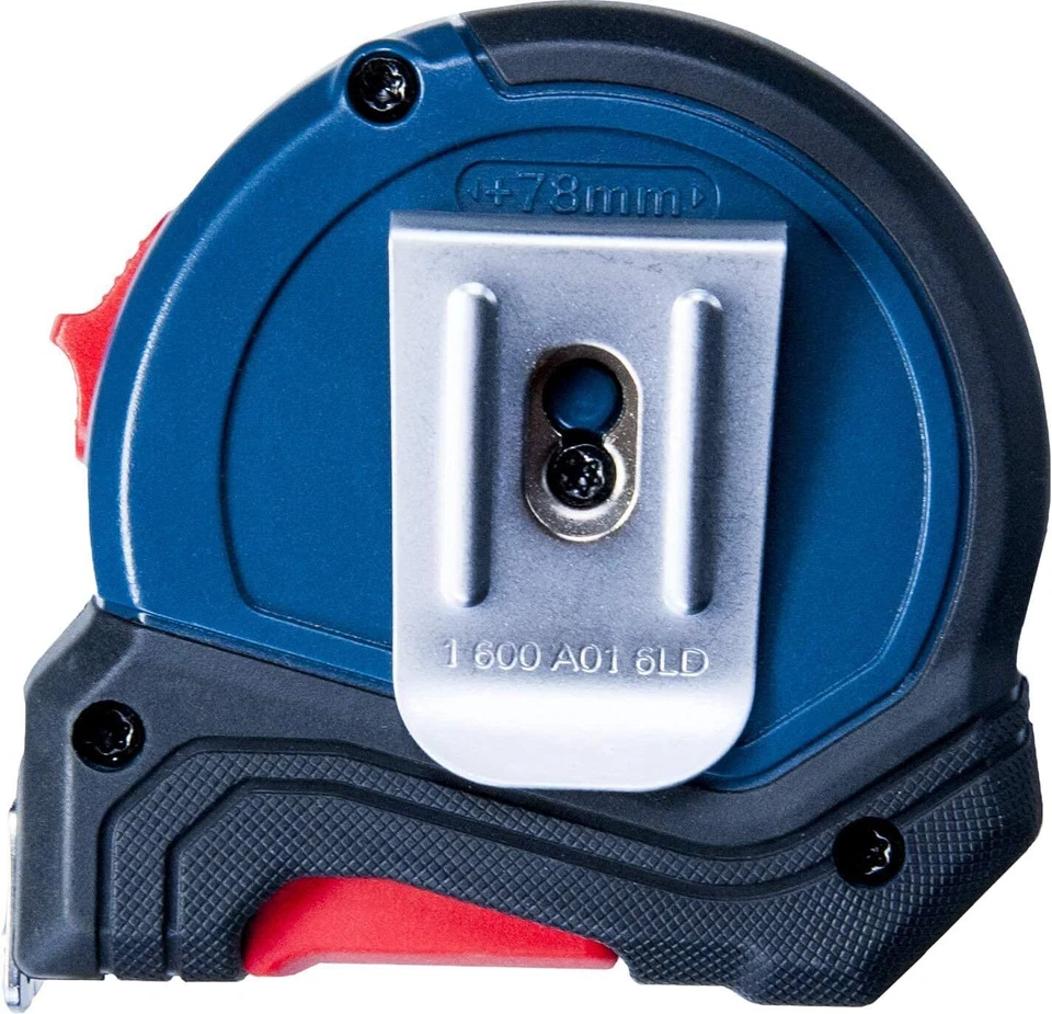 Bosch Professional Maßband 5 m (Einhandbedienung, Gürtelklemme, Magnethaken, 2 - Bild 2 von 4