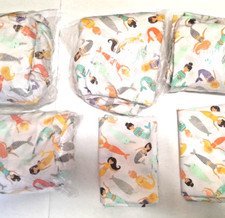 Mermaid Twin Sheet Kids Set 6 Pc Fitted Flat Pillowcases Pillowfort 2 Bed Bunk