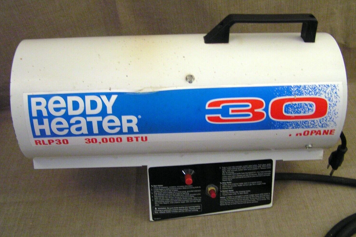 Reddy Heater RLP30 30,000 BTU Propane Construction Heater w/Manual -Works  Great! | eBay