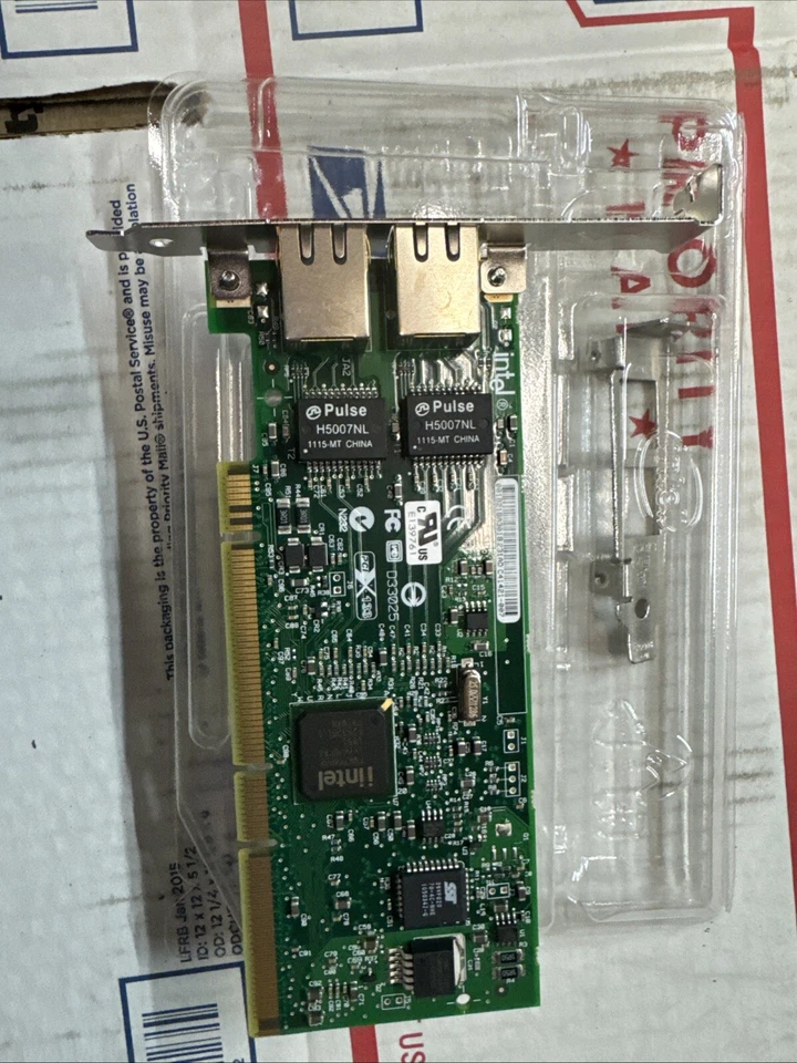 NUEVO Adaptador de red Intel PRO/1000 MT PCI/PCI-X de doble puerto para servidor PWLA8492MT Foto 2 de 4