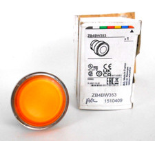 Lot of 2 New Schneider Electric ZB4BW353 Push Button Heads 22mm ORANGE