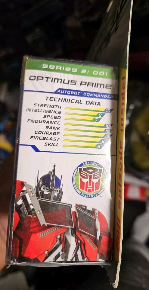 Transformers Prime Cyberverse Commander Optimus Sealed 2011 Authentic  - Image 4 of 4