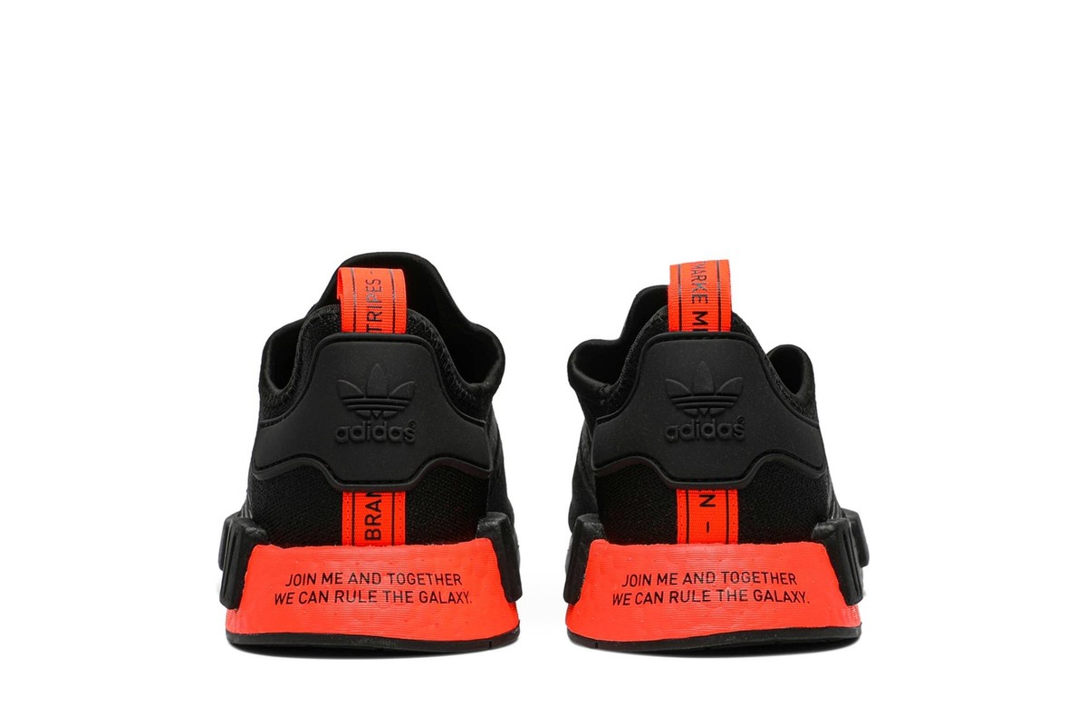 Adidas NMD Darth Vader Red Black Yellow Running Shoes US 4 #TENIS Adidas NMD R1 Star Wars Darth Vader Men main image 3