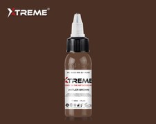 ANTLER BROWN Xtreme Ink Premium Bright Solid Color Tattoo Pigment Made in USA