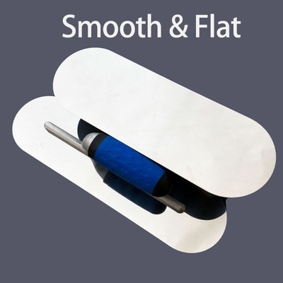3 Piece Stainless Steel Concrete Pool Trowel Tool Kit for Wall Finishing Tasks