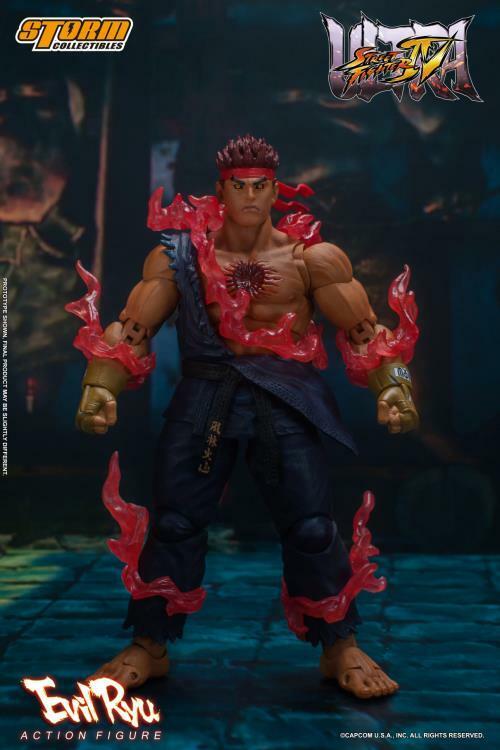 Ultra Street Fighter IV Evil Ryu 1/12 Scale Action Figure – Insert Coin Toys