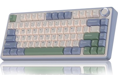 AULA F75 75% Wireless Mechanical Keyboard, Gasket Hot Swappable Custom Keyboard