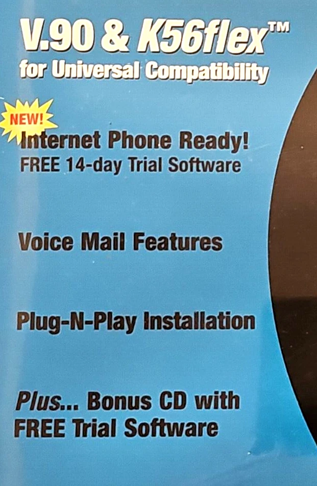 NOS Actiontec 56K ISA Advantage Internal Fax Modem for Windows V.90 & K56flex - Image 4 of 4