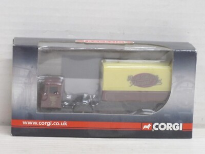 Scammell Mechanical Horse Sattelzug ''Bouts/Tillotson'' rot/creme Box Corgi 1:76