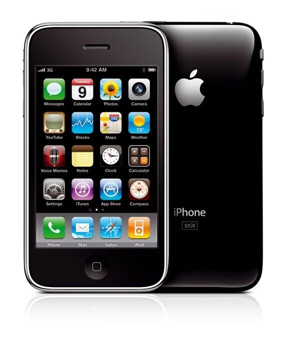 Apple iPhone 3G - 8GB - Black (AT&T) A1241 (GSM) for sale online 