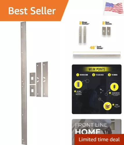 Door Armor MAX, Door Reinforcement Set for Jamb, Frame & Hinges, 3-Piece Door...