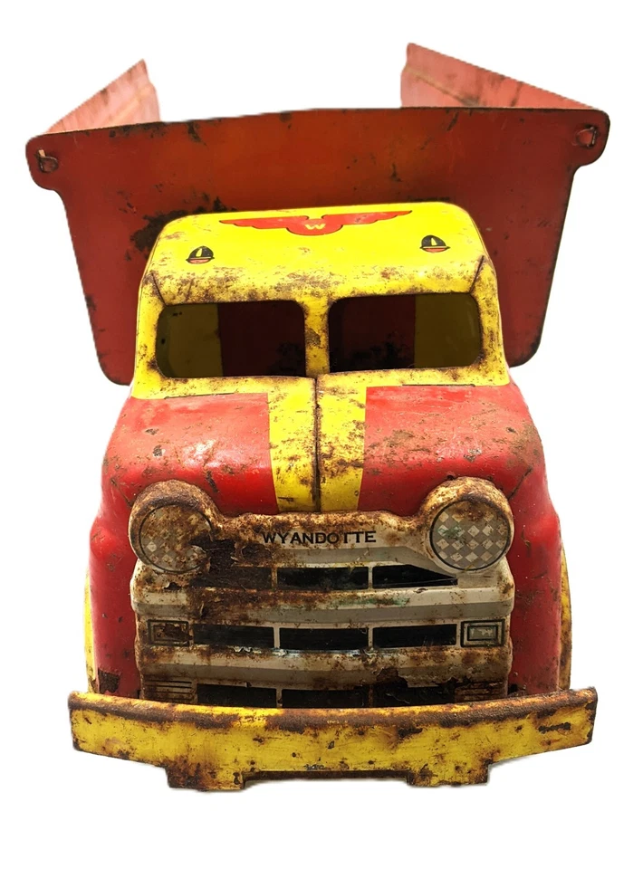 Camión de volteo de eje tándem construcción gigante WYANDOTTE 1950 de colección como está (209) Foto 3 de 4