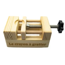 Conservator Tools Le Crayon a Gratter Wooden Vice for coins and artifact finds