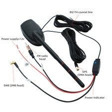 DAB Autoantenne + GPS + FM DACHANTENNE Universal DAB+ Autoantenne KFZ Antenne